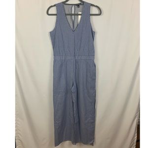 Anthropologie DREW Chambray Sleeveless Romper